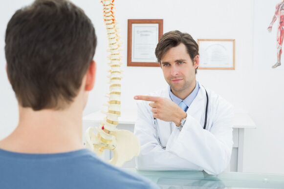 Osteokondrosi leporako medikuarekin kontsultatzea